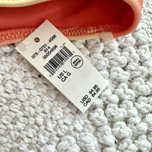 Aerie One Piece Full Coverage One Shoulder Pastel Swimsuit Women’s Size Large - Picture 4 of 12